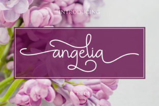 Angelia Handwritten Typeface: A Designer’s Take on Digital Charm