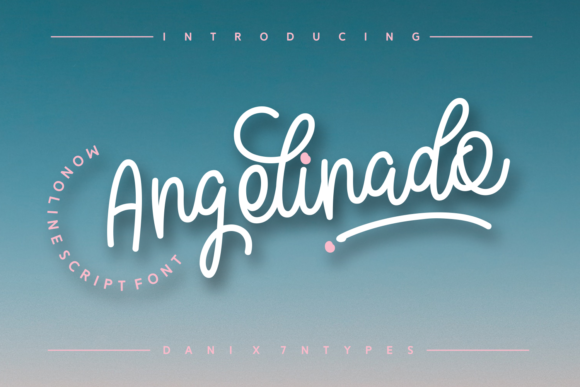 Angelinado: The Sweet Script Font for Handmade Crafts