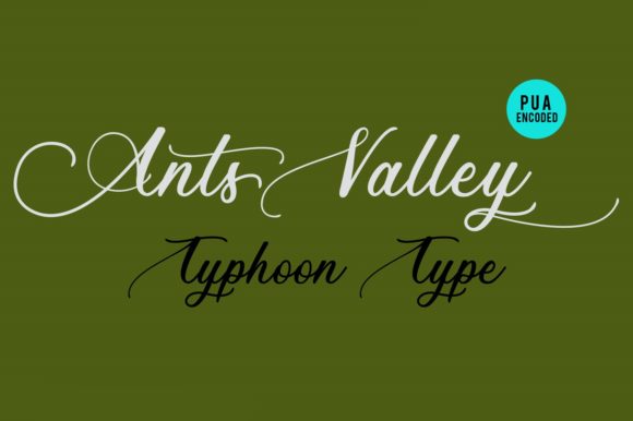 Ants Valley: A Script Font for Elegant Web Design