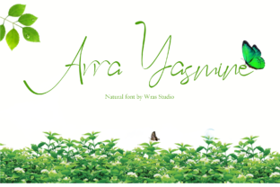 Arra Yasmine: A Handwritten Typeface for Calm, Natural Branding