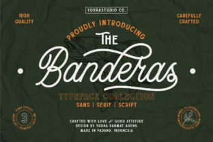 Banderas Script Font: Elevate Social Media Visuals With Vintage Charm