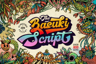 Basuki: A Bold Handwritten Typeface for Modern Editorial Design
