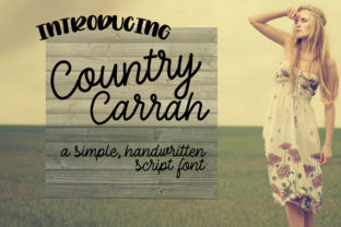 Country Carrah: A Script Typeface for Authentic Digital Branding