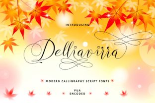 Delliavirra: The Script Font That Elevates Digital Brand Identity