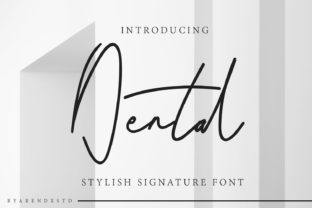 Dental: A Script Font for Contemporary Editorial Design