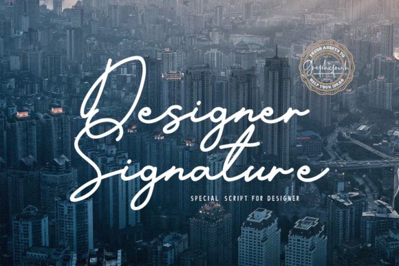 Designer Signature: The Handwritten Typeface That Elevates Campaigns