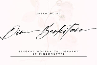Dim Berkitana: The Authentic Script Font for Timeless Brand Identity