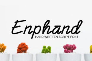 Enphand Typeface Review: A Stylish Handwritten Font for Modern Branding
