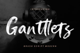 Ganttlets: A One-of-a-Kind Script Font for Standout Branding
