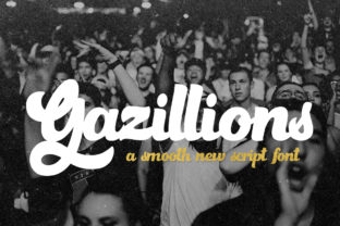 Gazillions: A Sweet Handwritten Typeface for Editorial Design