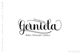 Gerniela: A Handwritten Font for Elegant Web Design