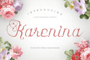 Karenina: A Delicate Script Typeface for Editorial Design
