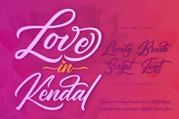 Love in Kendal: A Whimsical Typeface for Boutique Branding