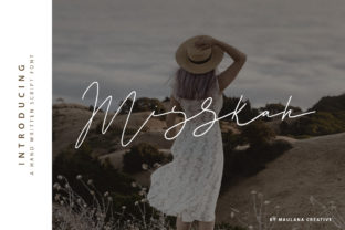 Misskah: A Modern Script Font for Editorial and Lifestyle Design