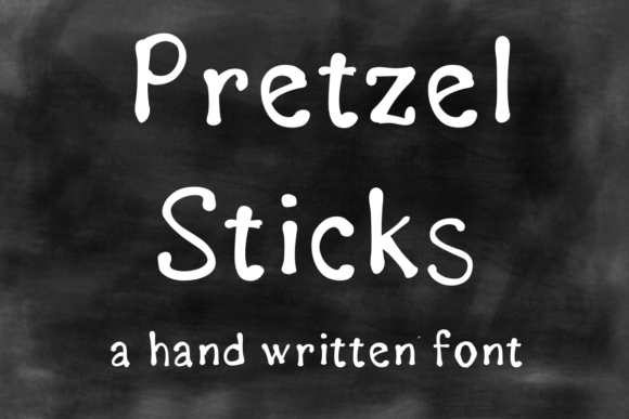 Pretzel Sticks: A Quirky Script Font for Whimsical Brand Identity