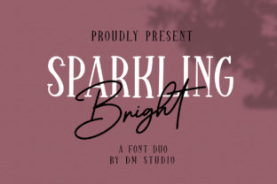 Sparkling Bright Duo: A Modern Typeface for Editorial Design