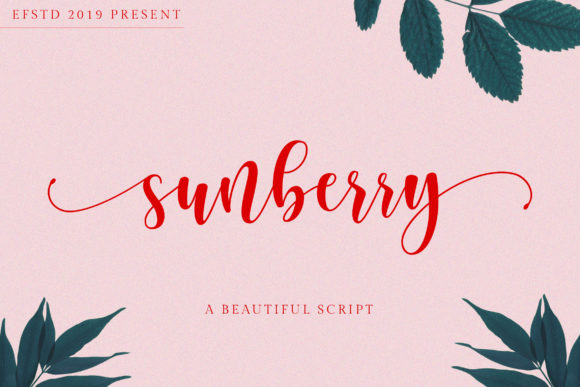 Sunberry: A Romantic Handwritten Font for Crafters and Sellers