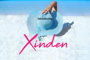 Xinden: The Modern Script Typeface for Standout Editorial Design