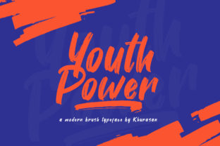 Youth Power: A Vintage Script Font for Handmade Labels and Crafts